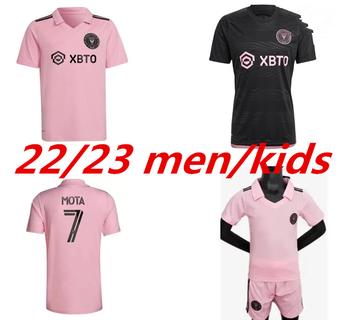 

fans version 2022 2023 MLS INTER MIAMI socer jerseys boys sets MOTA YEDLIN HOME pink 22 23 BECKHAM HIGUAIN MATUIDI CF Pizarro football shirts top kids kit 999, White