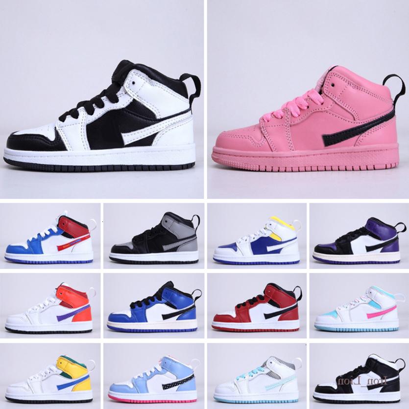 

TopQuality Baby Kids High Basketball Sneakers Children Athletic Shoes Big Boys Sports Girls Training, Color 2