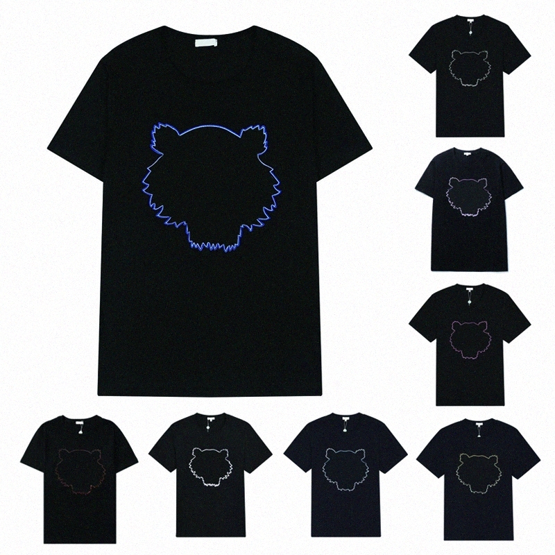

Designer Womens t Shirt Mens tshirt Tiger Head Embroidery Letters Printing Loose Sweatshirt Summer Trend Short Sleeve Casual Shirts Top High Street tee shirt