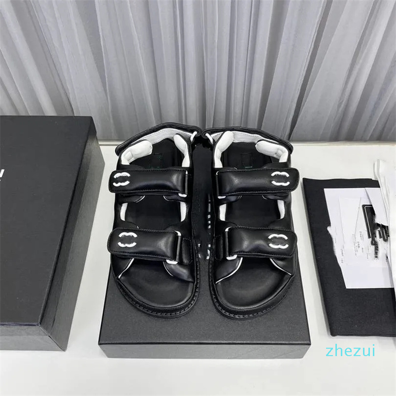 

Sandals Slingback Platform Shoes Women Summer Beach Buckle Strap Soft Chunky