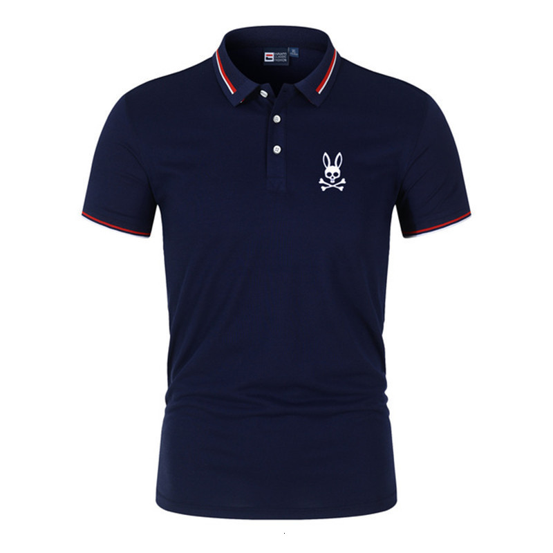 

Men's TShirts 2023 Summer Men Polo Shirt Printed Skull Bunny Fashion Lapel Breathable Casual Tees Tops Short Sleeve Hip Hop Polos Shirts 230309 070I