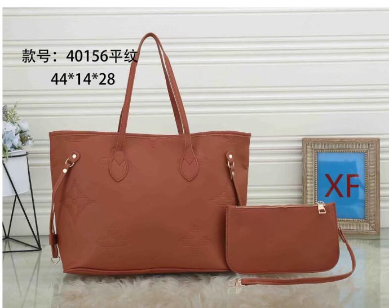 

Luxury Tote shoulder bag totes purse Designer handbag message bags cluth Brand Crossbody leather Embossed Old Flower With Wallet 44CM Womens Fashion Embossing, Beige embossing