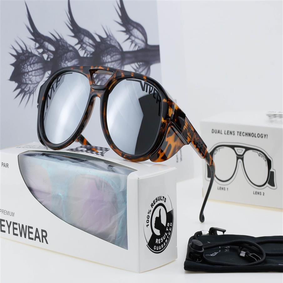 

New pitviper polarized riding glasses designer UV400 glasses sunglasses colorful full-scale coated sports UV400 Sunglasses264Z