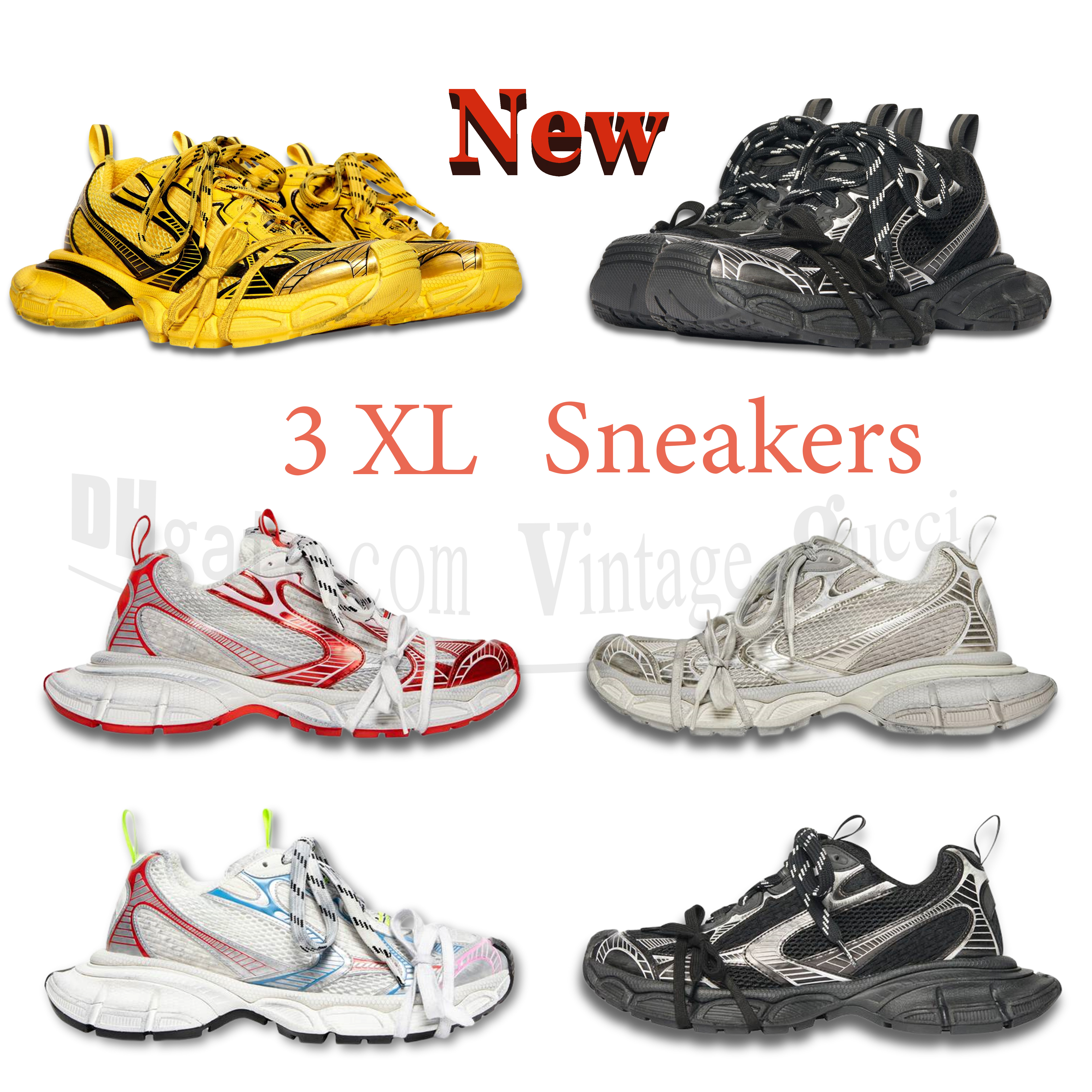 

2023 Designer 3XL Sneaker Casual Shoes Mens Paris Phantom sneakers Men Women Retro Daddy Shoe Sneaker Breathable 10.0 Breathable mesh running shoes