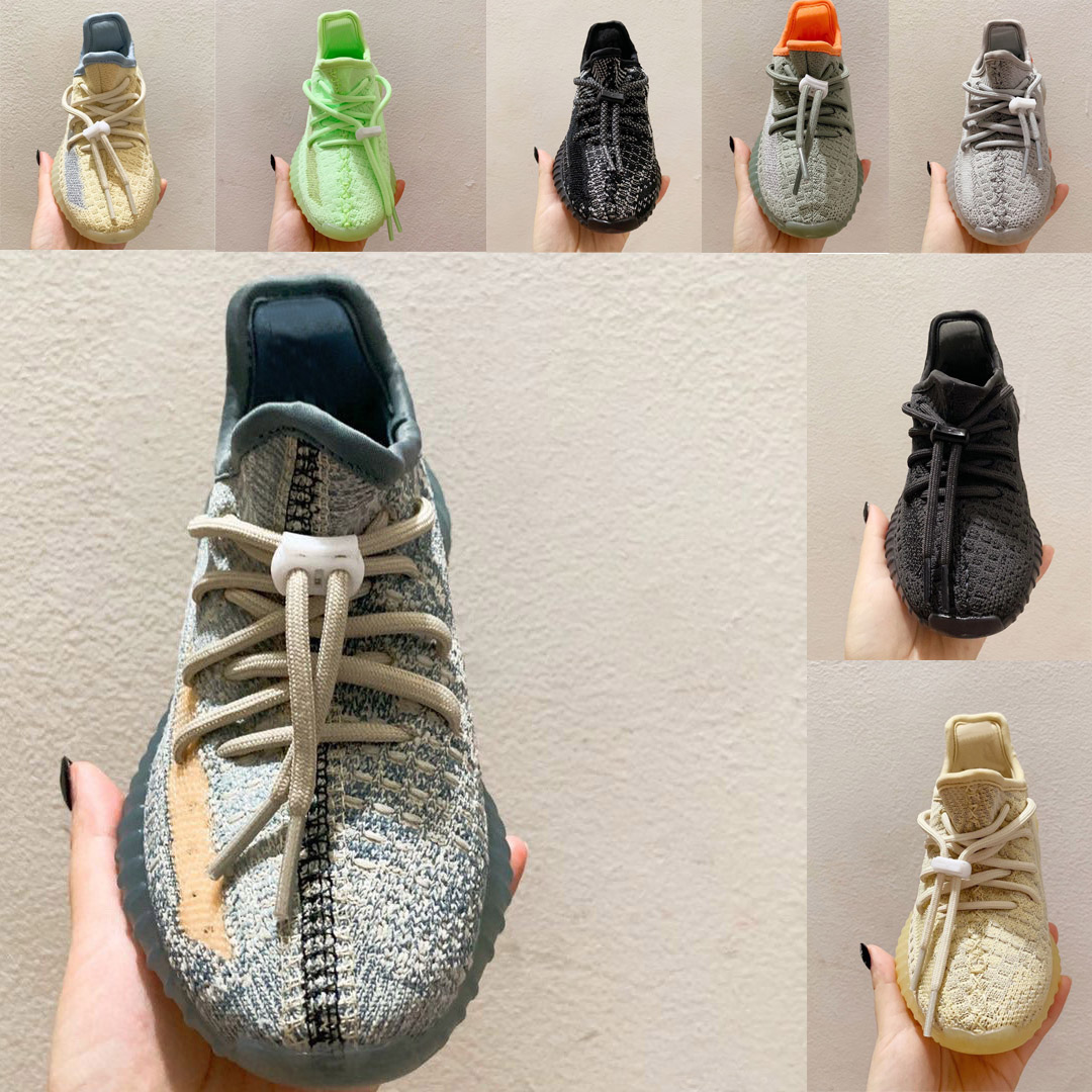 

Children running shoes Designer breathe Carbon DESERT SAGE GREEN ISRAFIL YECHEIL glow Boy Girl youth kid sneaker athletic outdoor, 001