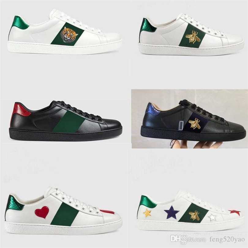 

White Casual shoes women Travel 100% leather lace-up sneaker mens lady designer Running Trainers Letters woman shoe Flat Printed Men gym sneakers size 34-45 With box, White + pearl