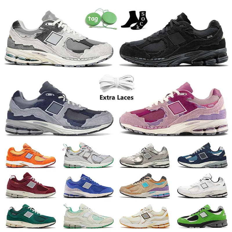 

2002R Casual Shoes Protection Pack Rain On Cloud Phantom Designer Athletic Sneakers Pink Purple Grey Navy Sea Salt Luxury 2002 R Salehe Bembury Trainers Runners, C26 light grey 36-45