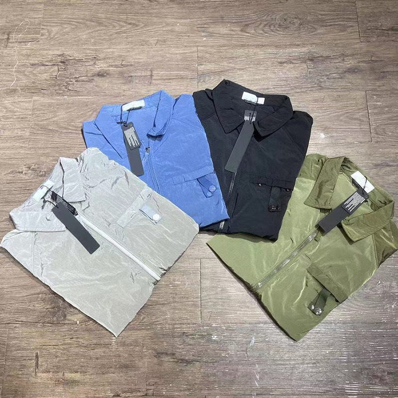 

Men's brand luxury topstonex jackets Four-color nylon quality jacket, Gray