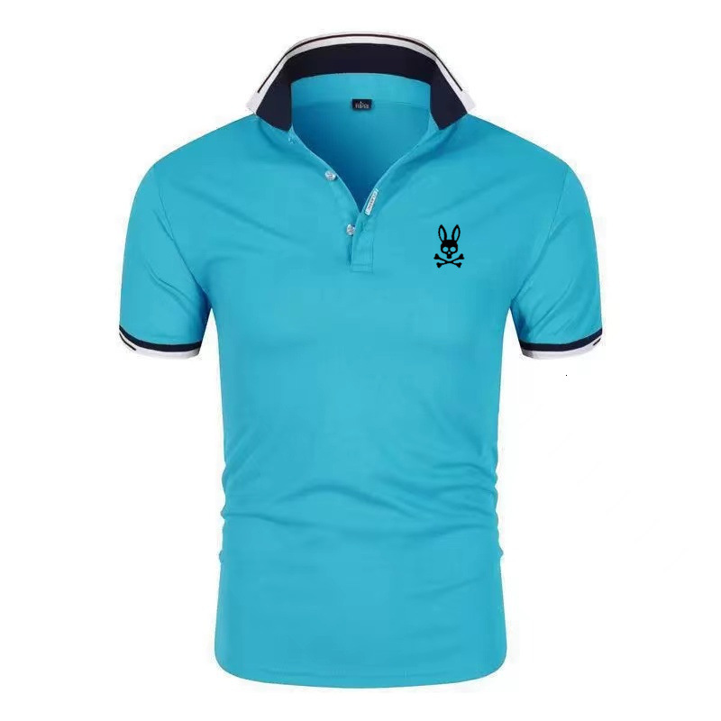 

Men's Tshirts 2023 Summer Men Polo Shirt Printed Skull Bunny Fashion Lapel Breathable Casual Tees Tops Short Sleeve Hip Hop Polos Shirts 230309 4FLT, 18