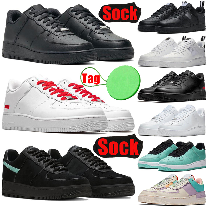 

Designer Tiffany af1 low running shoes for mens womens shadow one airforce 1 utility triple black blue white shoe shadows men trainers sneakers runners, #4 sp white