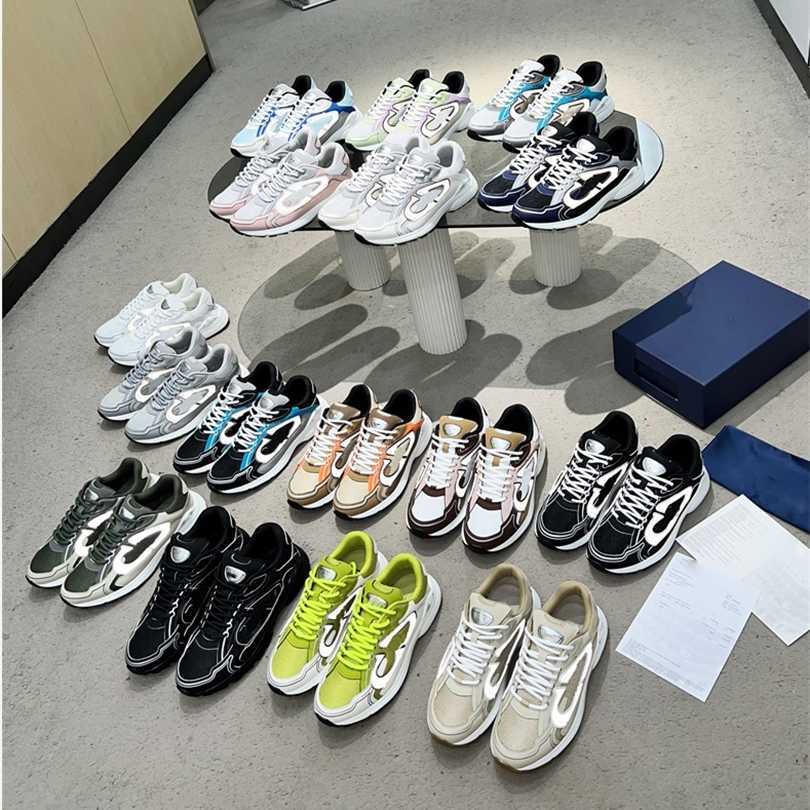 

B30 Designer Sneakers Vintage Casual Shoes Men Women Trainers Oblique Technical Leather Reflective Sneaker Suede Fabric Mesh Shoe, 13
