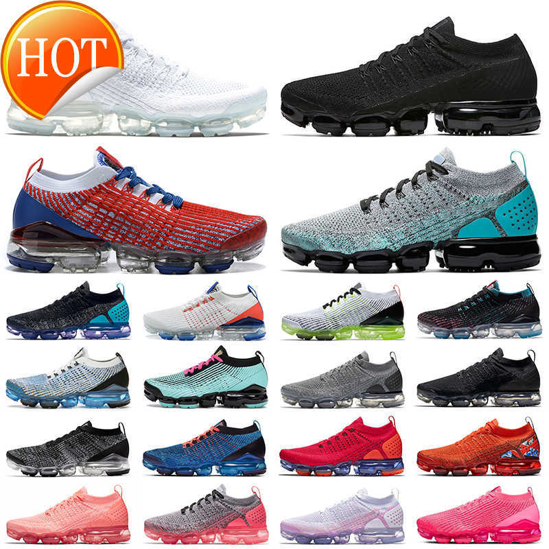 

11 Running shoes Vapor maxs 2.0 3.0 mens sport sneakers Triple White Black Metallic Gold USA Oreo Pink CNY outdoor sneaker trainers, 1.0 white orange