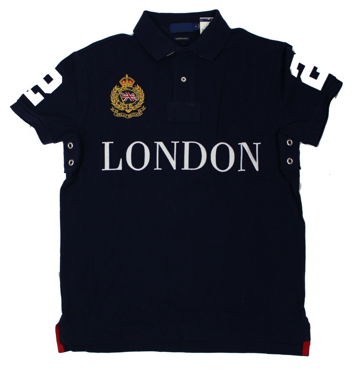 

American luxury goods short-sleeved polos shirt embroidered men's sports leisure fashion new T-shirt wholesale s-6XL, Ts463-4
