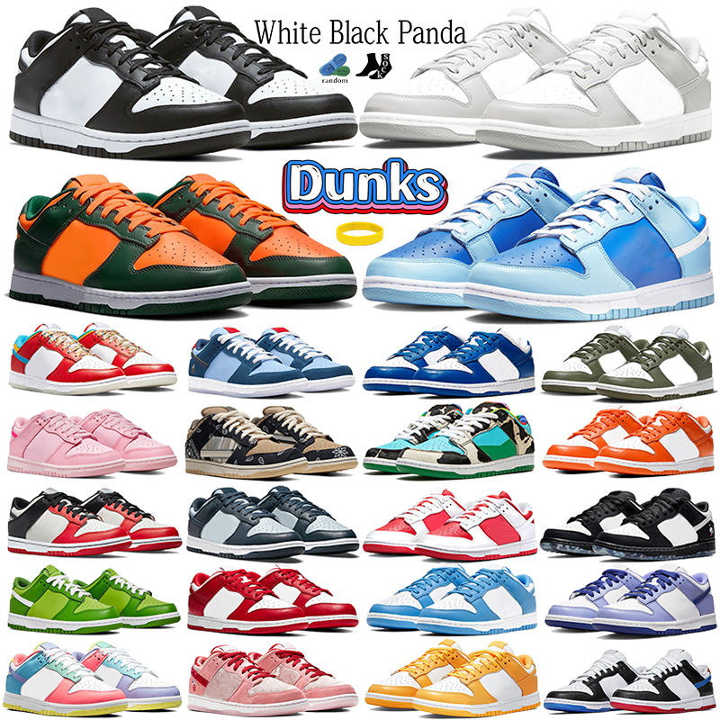 

Dunks Low Retro Casual Shoes Mens Womens Shoe SB White Black Panda Grey Fog Designer OG Sneakers Dunke Triple Pink UNC Chunky Dunky Argon Men Platform Sport Trainers, 12 syracuse