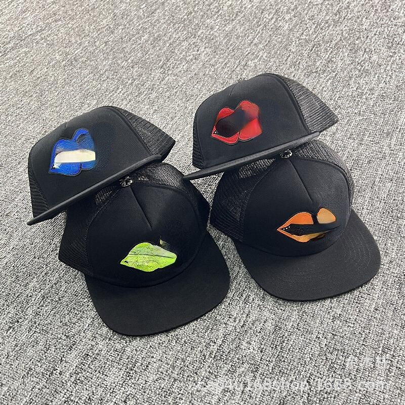 CH Casquette Deisgner Color Lip Print Baseball Hat Fashion Street Trucker Cap High Quality Hat Foe Men Women-image-848355836
