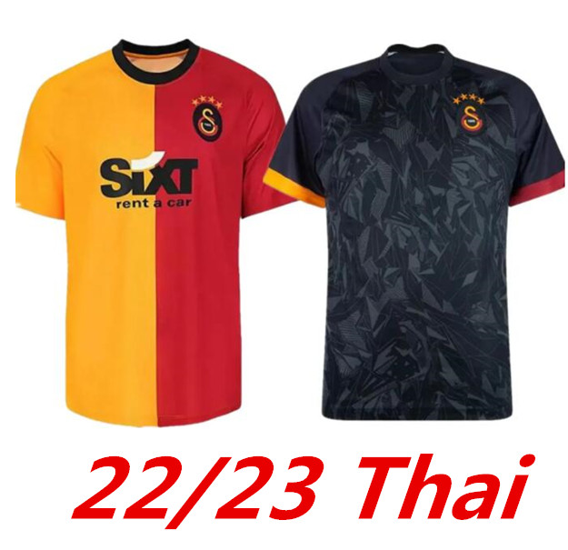 

ICARDI Galatasaray Home away shirts soccer jerseys 22 23 MERTENS MATA football shirts 2022 2023 999, Black