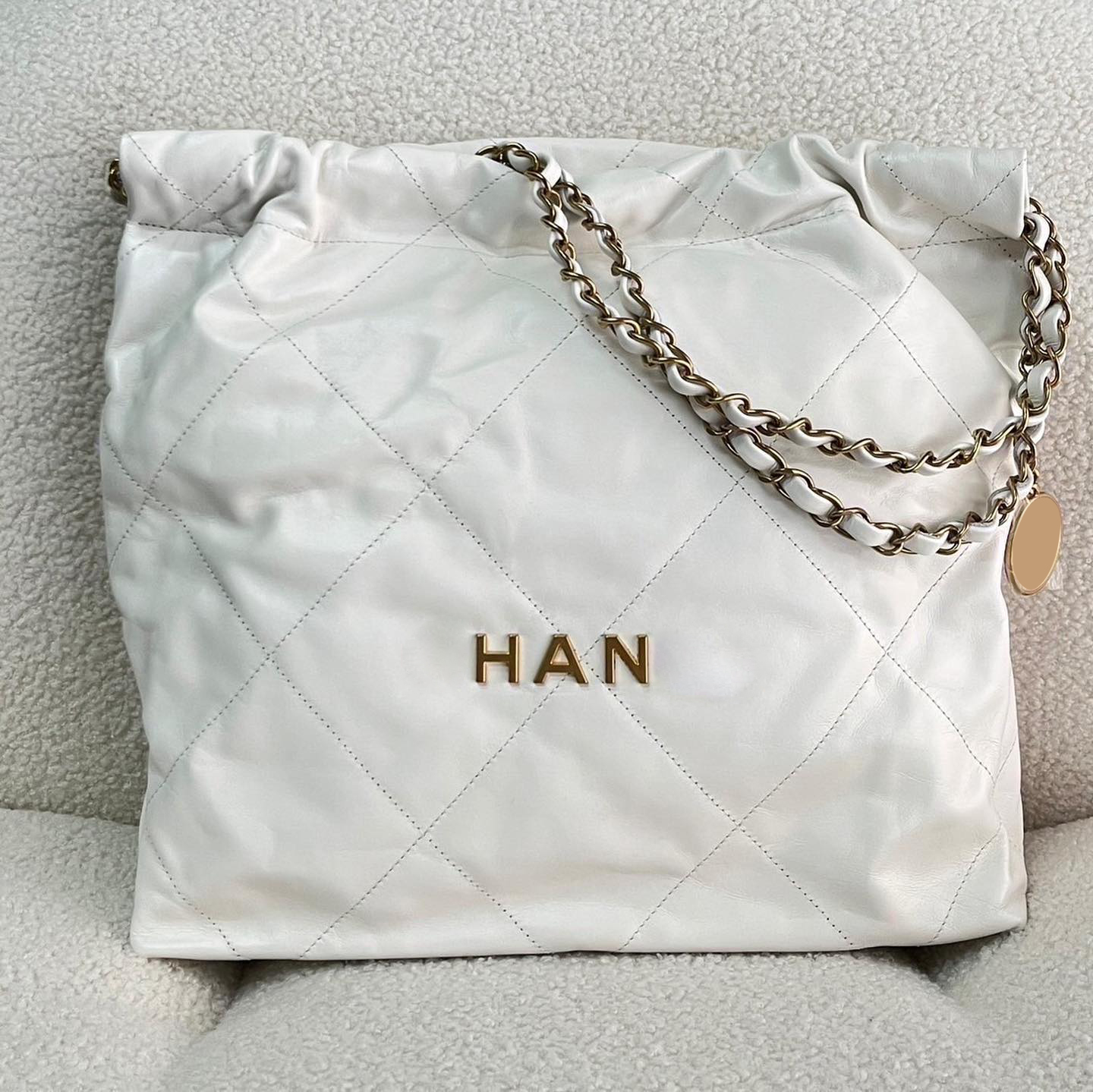 

2piece 22 2023 Shopping channel bags Womens Designer purse Luxury tote handbags crossbody mirror quality cc chain clutch bag Genuine leather Man wallet shoulder Bag, Purple