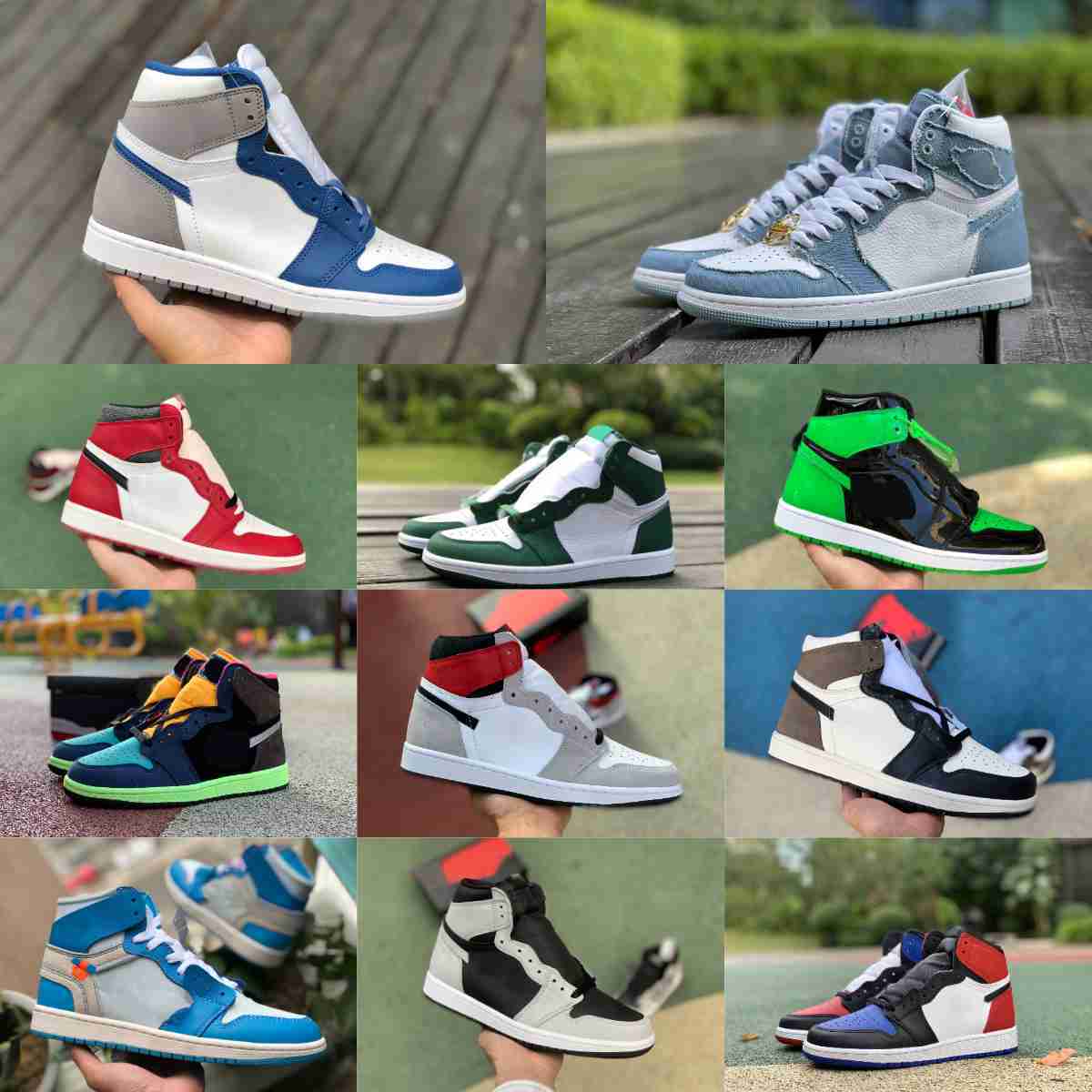 

Jumpman 1 1s Turbo Blue Sports Basketball Shoes Men Women Trainers Bio Hack True Pine Green Banned Denim BLACK WHITE DARK MOCHA Military Obsidian Bred Patent Sneakers, Please contact us