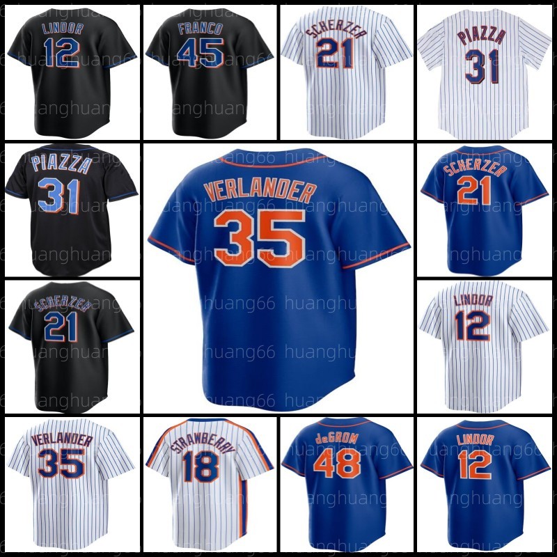 

Francisco Lindor 4 Carlos Correa Baseball Jersey 34 Kodai Senga 35 Justin Verlander 20 Pete Alonso Max Scherzer 9 Brandon Nimmo Jeff McNeil Edwin Diaz, Youth jersey