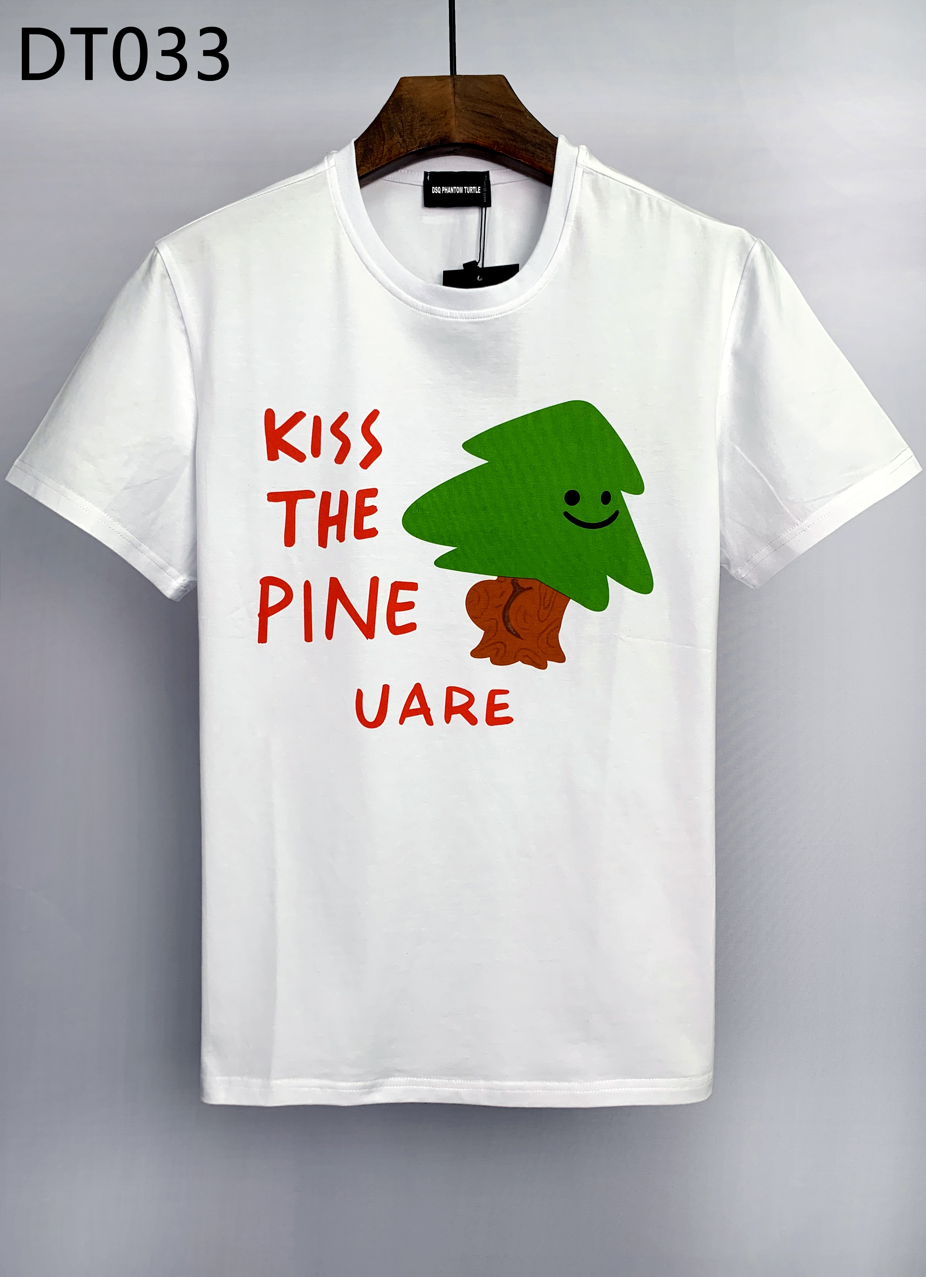 

DSQ PHANTOM TURTLE Men's T-Shirts Mens Designer T Shirts Black White Back Cool T-shirt Men Summer Italian Fashion Casual Street T-shirt Tops Plus Size M-XXXL 6195