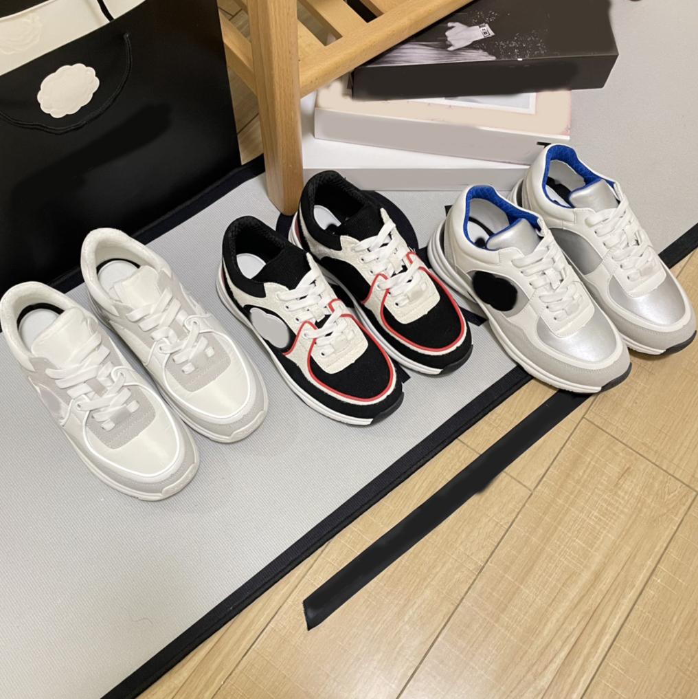 

Breathable Sports Shoes letter Designer Women 2023 Leather Sneakers Brushed Leather Loafers Platform Sneakers Casual printing Shoe Lace-Up height increasing