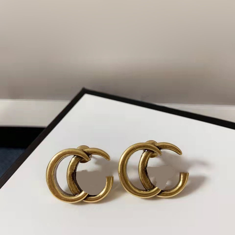 

Luxury Charm 18K Gold Plated Designers Brand Earrings Designer Letter Ear Stud Women Geometric Earring for Wedding Party Jewerlry Accessories
