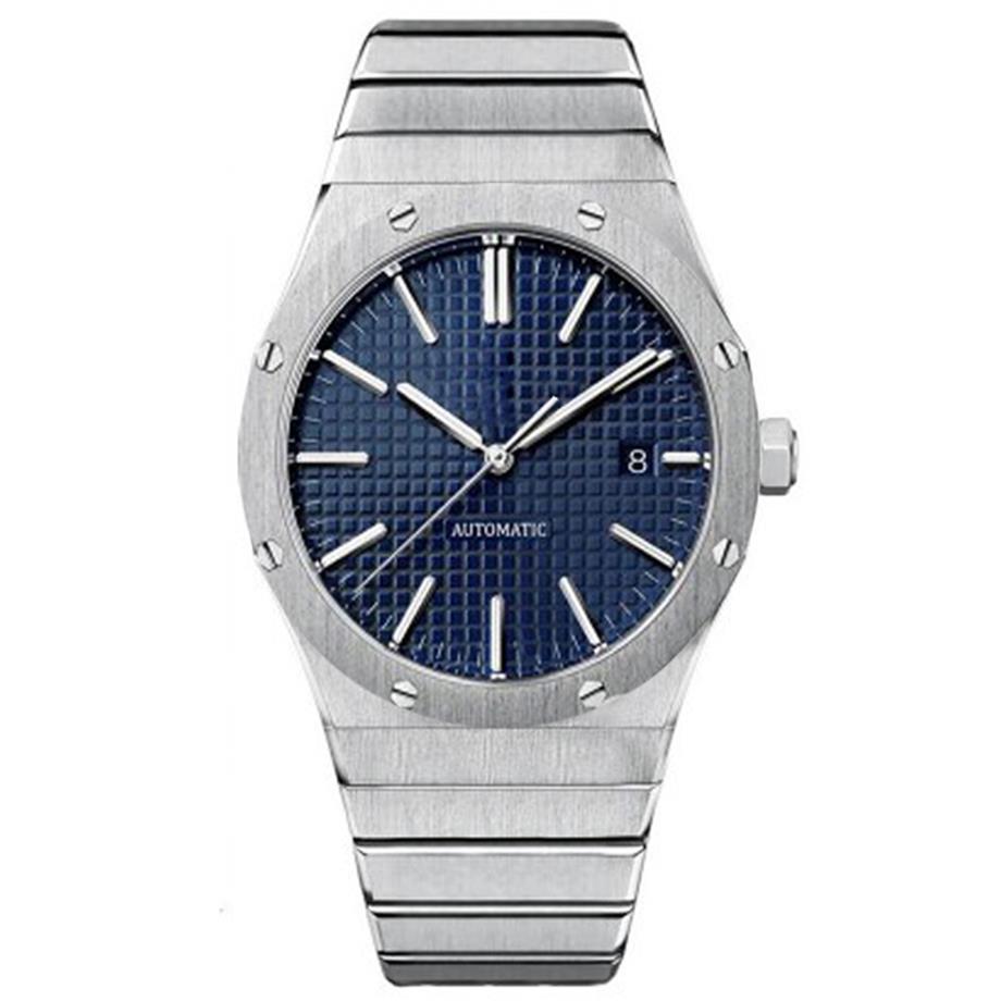 

Mens Watch Automatic Mechanical Movement Men Watches Sapphire Glass Waterproof Stainless Steel Transparent Back Top Quality Male W202T, Make waterproof 50m