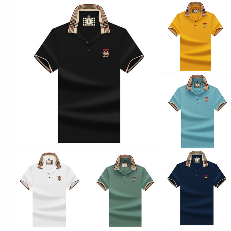 

Designer Man Tshirts Polo Short Sleeve Embroidery Cotton Fashion Men s Clothing Casual Men's Tees 100% cotton 4XL 3XL, Customize