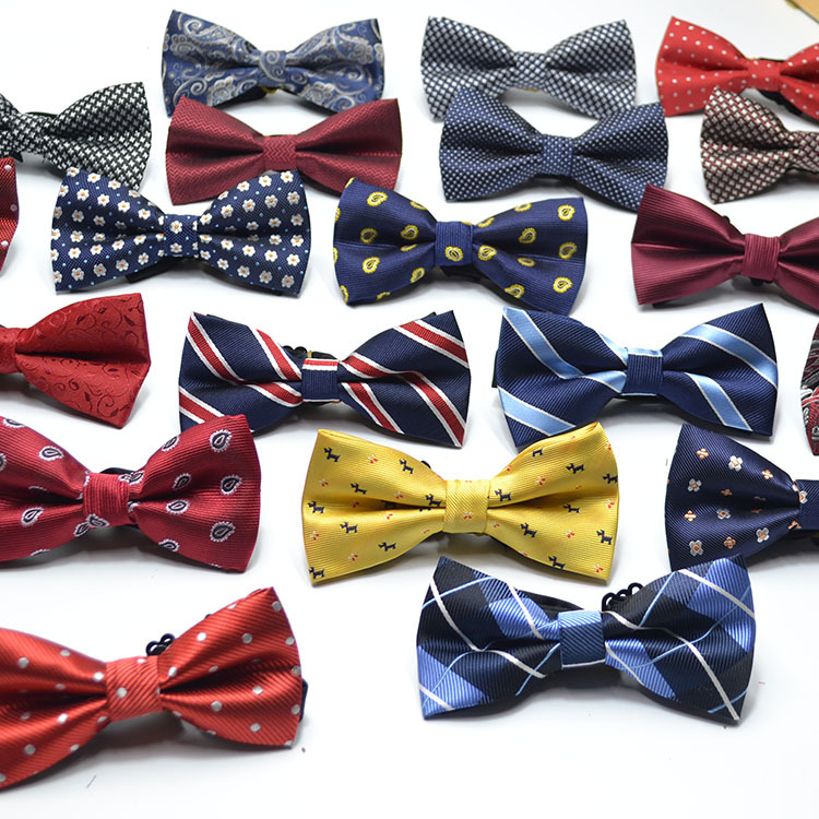 

Groom Ties Geometric Bow Ties for Men Plain Butterfly Party Wedding Bowtie 12*6cm mix Color Groom Ties Accessory