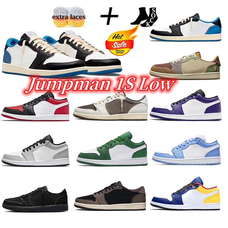 

2023 Designer Men Basketball Shoes Jumpman X 1 1S Low White Red Gold Banned UNC Hare Court Purple Black Retro Shadow Panda Yellow Sports Sneakers Casual Running Shoes, 10