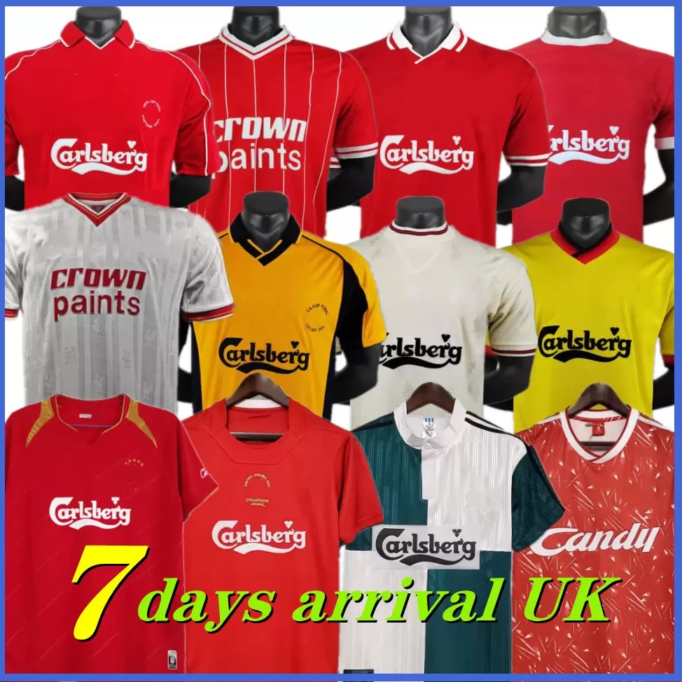 

DALGLISH Retro Soccer Jerseys Man McMANAMAN 04 05 FOWLER 1989 Maillot 06 07 Barnes 08 09 Rush 97 95 96 93 85 TORRES 82 89 91 Maillot 85 86 Men Football Shirt, 1965 home