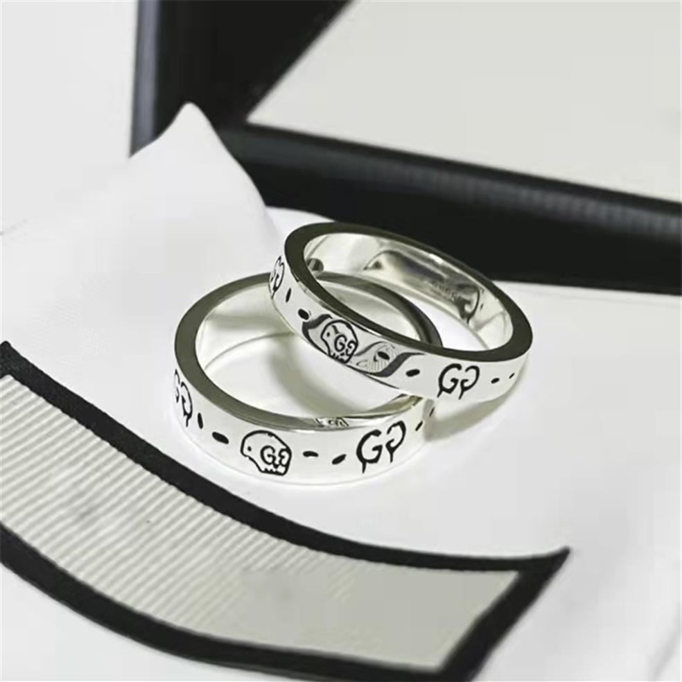 

72% OFF designer silver pure white copper elf double g couple non fading female ring jewelry2044