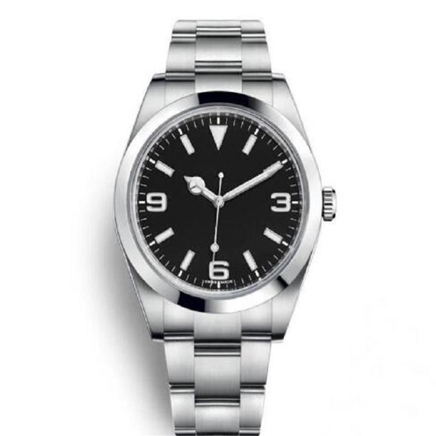 

Top Luxury Menes Watch Exp Air King Series 116900 216570 Black 40mm Dial Automatic Mechanical Movement 316 Steel Bran Designer Wat229w, As picture 457