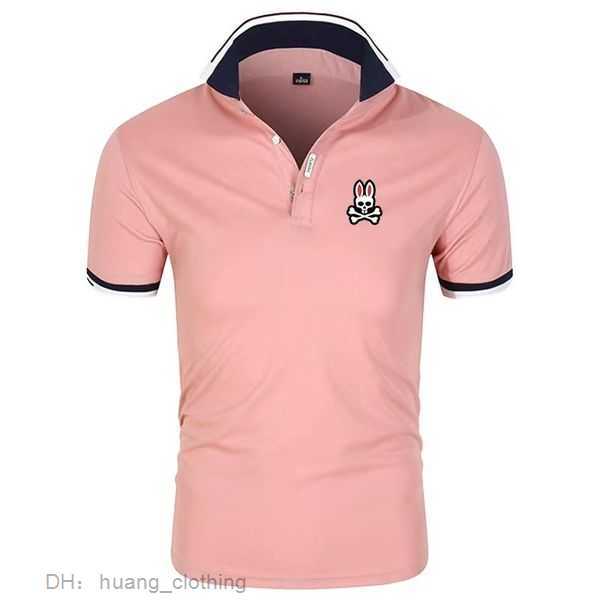 

Men's Mens Polos Combed Cotton Summer Clothing Short Sleeve Business Design Animal Pattern Psycho Bunny Top t Shirt Casual Striped Designer Breathable Clothes 4 U0UC, Navy blue