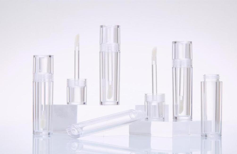 

Storage Bottles 50pcs Empty Lipgloss Tubes Full Transparent Lip Glaze Lipstick Tube Injection Gloss Cosmetic9773204