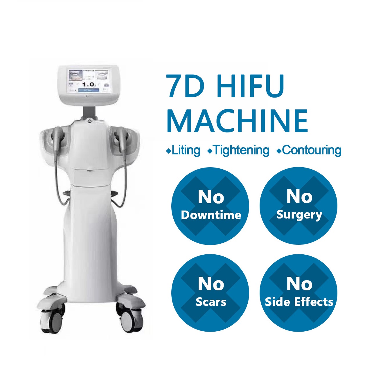 

Anti-Wrinkle HIFU Anti Wrinkle other Beauty Equipment Anti-age skin lifting face lift skin tightening 7dhifu machine