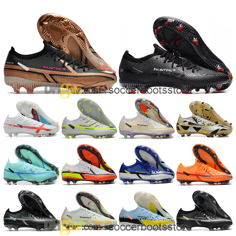 

Gift Bag Football Boots Phantom GT2 Elite FG Firm Ground Cleats World Cup Neymar ACC Phantom GT II Soccer Shoes Top Outdoor Trainers Botas De Futbol, Color 4