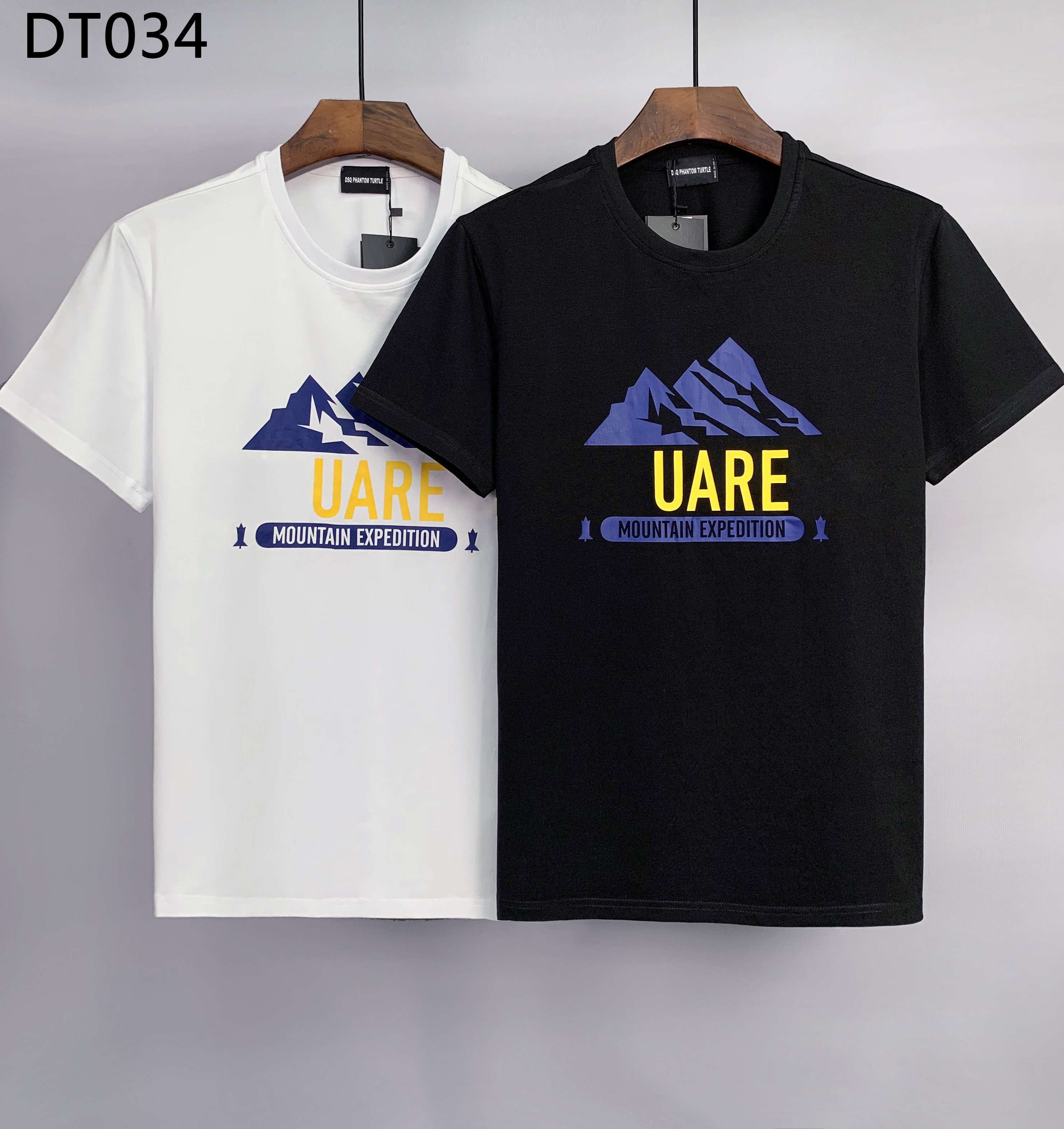 

DSQ PHANTOM TURTLE Men's T-Shirts Mens Designer T Shirts Black White Back Cool T-shirt Men Summer Italian Fashion Casual Street T-shirt Tops Plus Size M-XXXL 6936