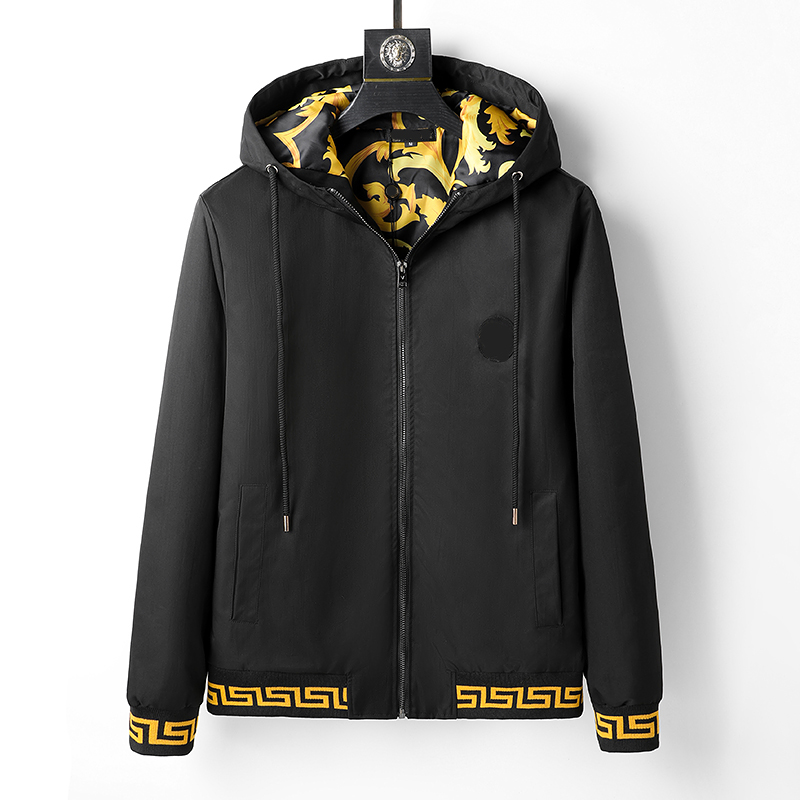 

2023 Designer men's Jacket Black White Yellow Brown Striped plaid brand windproof waterproof hoodie zipper Trench coat Men women Classic #shop57, Don't choose(non-delivery)