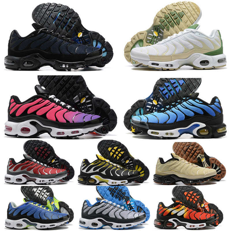 

Original Tn Mens Tn Max Plus Running ShOes Air Be TRuE Triple Black Obsidian UNC White University Red Blue Designer Sneakers Tns Chaussures Requin Trainers size 36-45, 44#