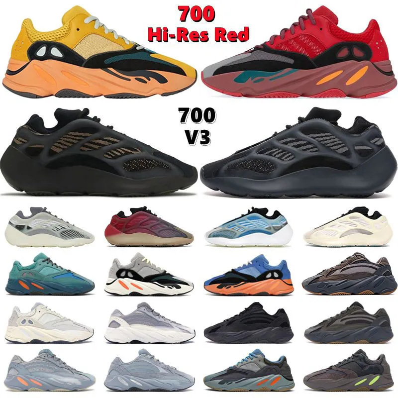 

NEW 700 v1 Running Shoes 700s v3 Azael Alvah Dark Glow Arzareth Copper Fade Carbon Safflower Clay Brown v2 Static Vanta Tephra Geode Men Woman shoe Sneakers, 33