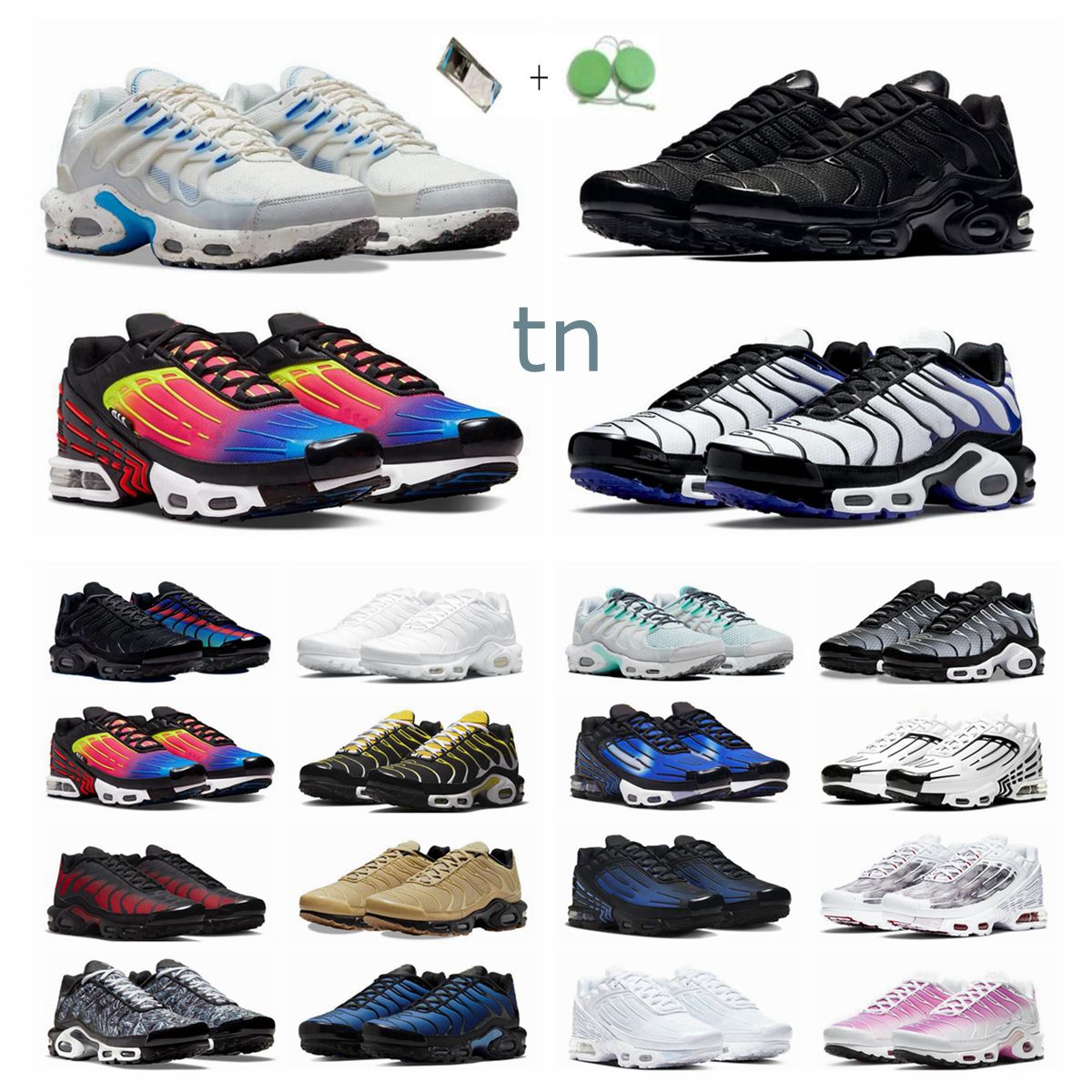 

2023 tn plus terrascape running shoes women mens trainers triple black white Unity Gradients Hyper Blue Fury Jade Atlanta outdoor Sports Shoes, 11