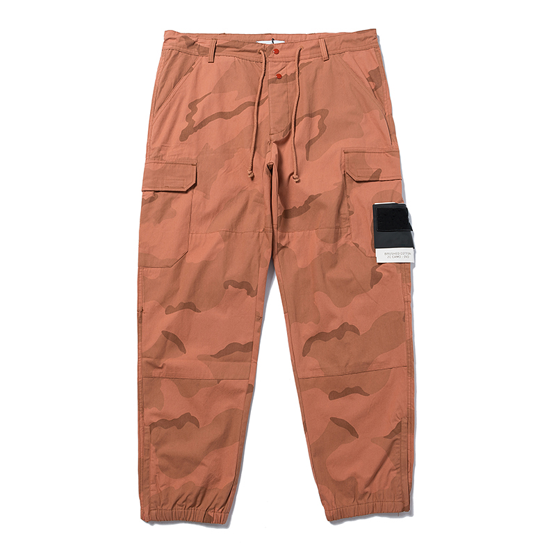 

Men's brand designers topstonex pants Classic camouflage functional co-branded overalls Loose outdoor casual pants, Orange