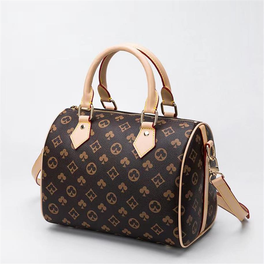 

NEW top PU fashion men women travel bag duffle bag Shoulder Bags luggage handbags large capacity sport bao 35CM #4458312B, Brown grid
