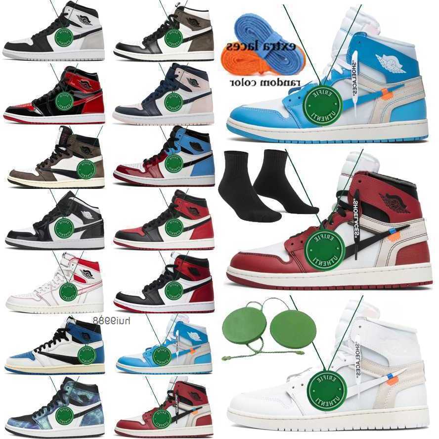 

Shoe Basketball Sports Shoes Sneakers White Black Bred Toe Fearless Dark Mocha Peter Moore Bubble Gum Trainer Jumpman 1s Men Women Jordens 1 I0xr Jordans1 Jordan1, Chicago