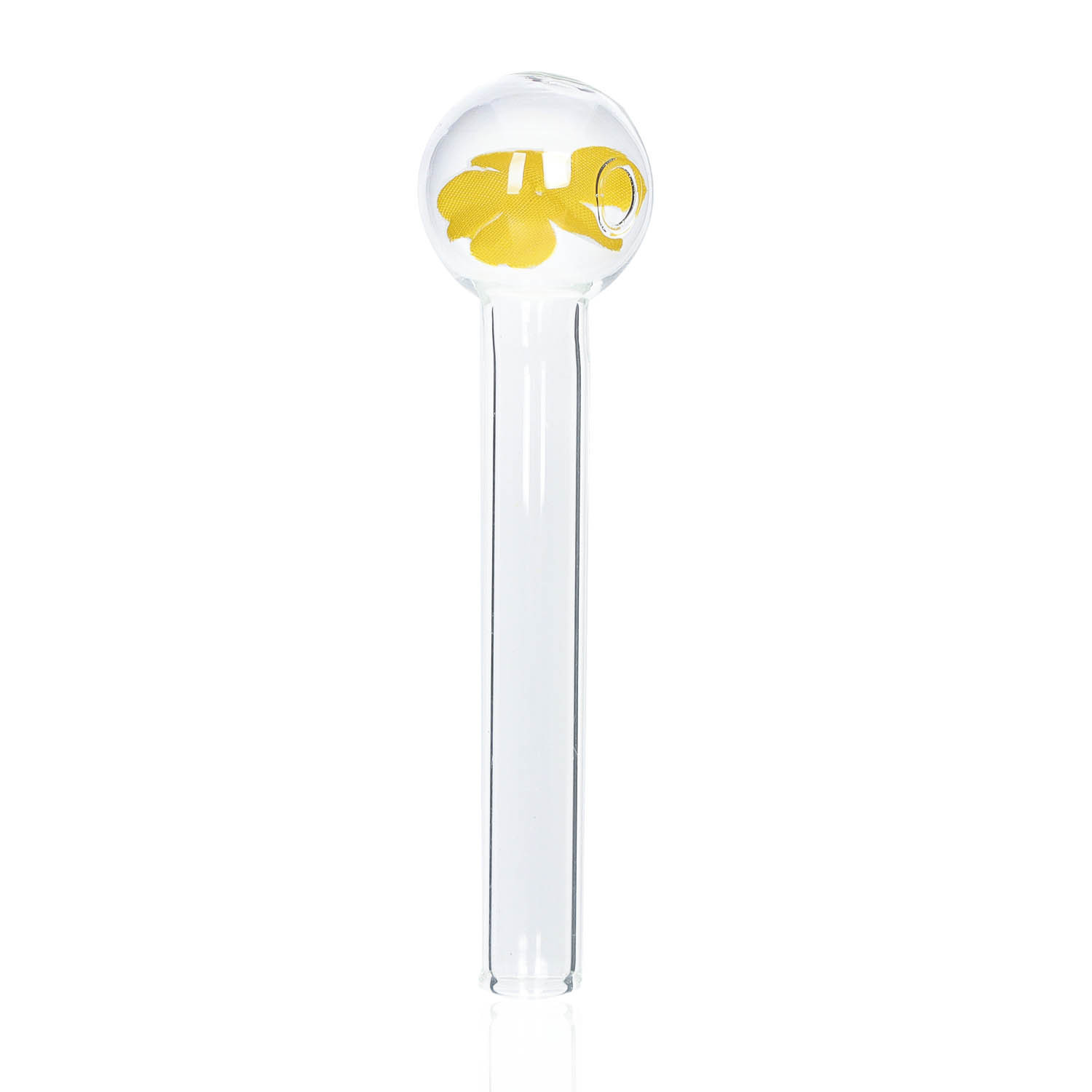 

Glass Oil Burner Pipe Clear Color with flower quality pipes transparent Great Tube tubes Nail tips