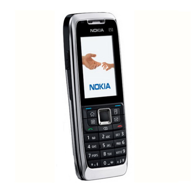 

Refurbished Cell Phones Nokia E51 E52 2G/3G For Student Old man Classsic Nostalgia Unlocked Phone With Reatil Box, Black
