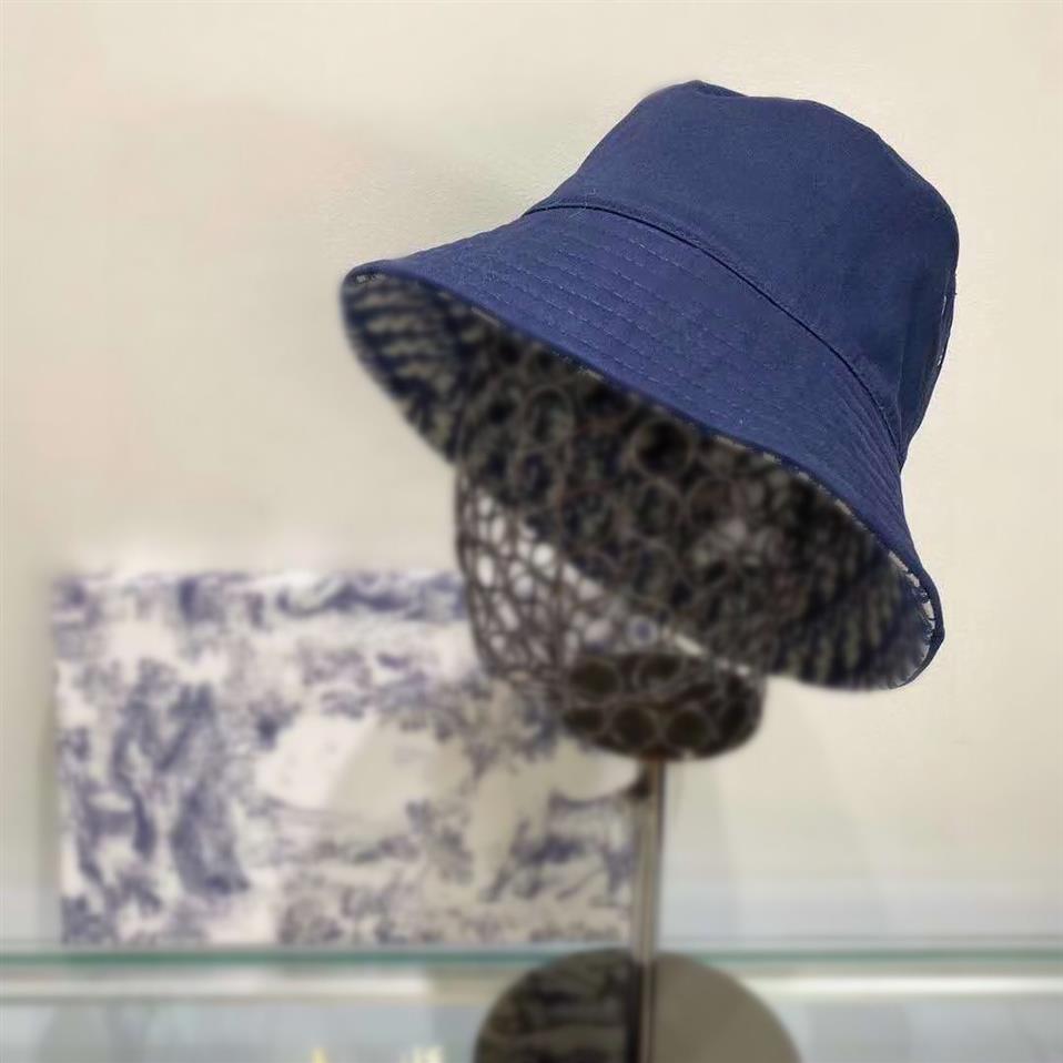 

2021 Oblique Designers Bucket Hat Women Hats and Caps Patchwork Washed Denim Bucket Hat Solid Wide Brim Cotton Beach Two-Sided Fis264u, Khaki