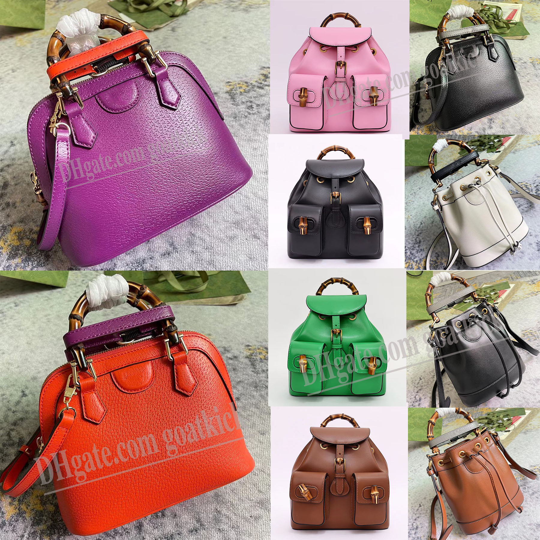 

Mini Bucket Bags Diana Mini Tote Bamboo Handle Totes Women Luxury Designer Double Jumbo G Top Handbags Crossbody Black Pink Medium Cross Body Small Purses