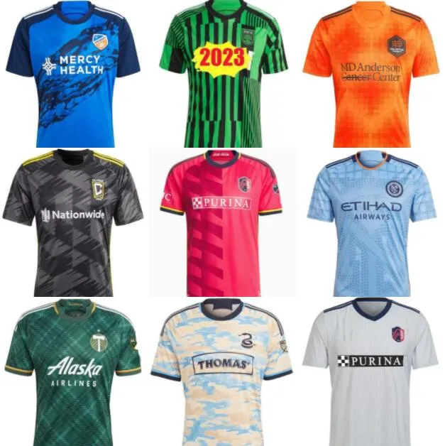 

2023 Portland Houston Timbers Dynamo soccer Jersey Inter St. L ouis City Miami 23 24 New York City Philadelphia FC Cincinnati Union Columbus MORALEZ football shirt, Adult2